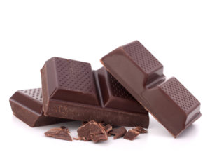 Squares of chocoloate