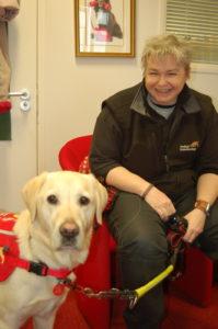 Claire Pesterfield and Magic her hypo dog